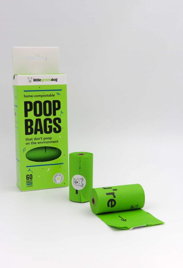 LITTLE GREEN DOG POOP BAGS 60 PACK